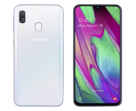 Samsung Galaxy A40 SM-A405FN White - 487574 - zdjęcie 1